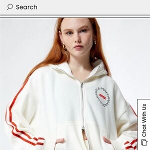 NWT Pac Sun cropped sweat jacket